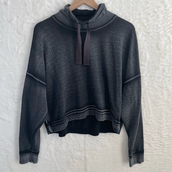 Free People Tops - Free People Movement Lara French Terry Cropped Sweatshirt Top Size S